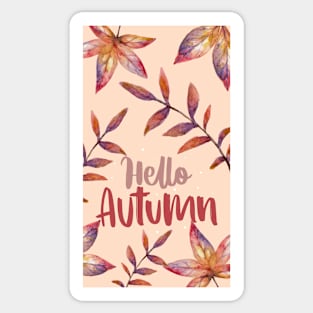 Autumn Reverie: A Captivating Artistic Vision Sticker